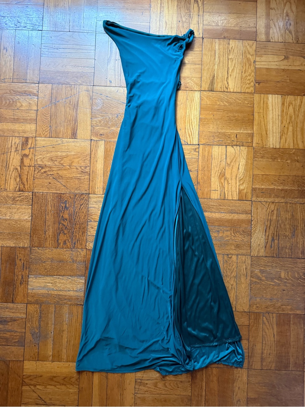 ASOS design maxi twist shoulder dress